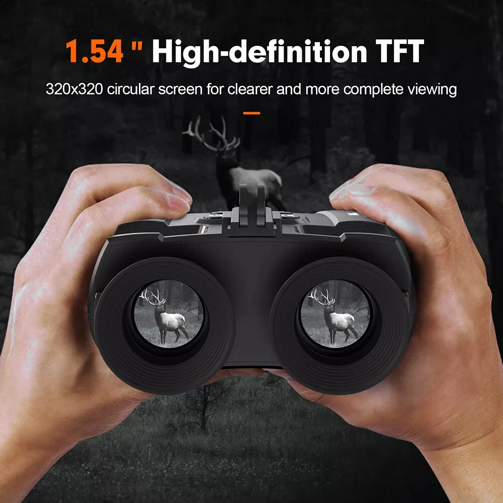 GTMEDIA N4 Night Vision Binoculars Infrared Night-Visions Device 1080P 5X Digital Zoom Head Mount Goggles Day/Night Use Outdoor