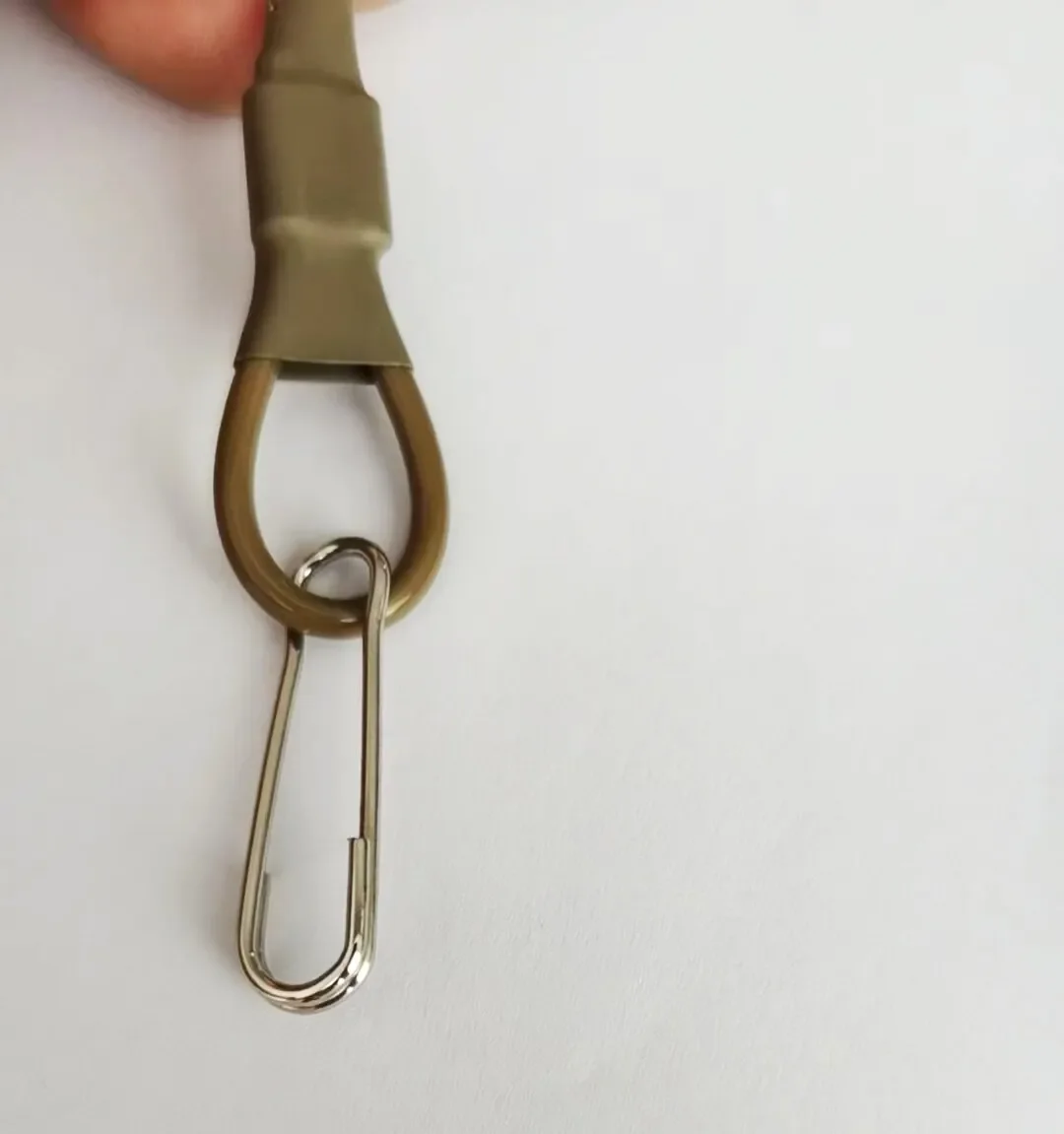 Elastic Tactical Lanyard Rope, Anti-Lost, Military, Spring, Safety Gun Strap, Keychain, Chain, Flashlight, Hunting Accessories