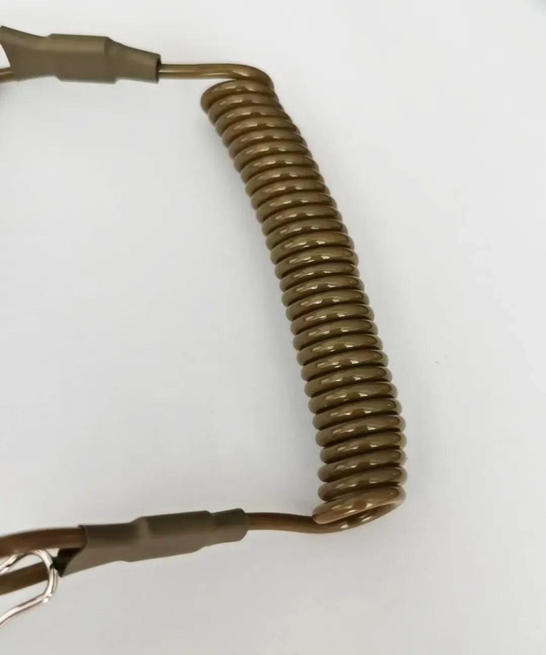 Elastic Tactical Lanyard Rope, Anti-Lost, Military, Spring, Safety Gun Strap, Keychain, Chain, Flashlight, Hunting Accessories