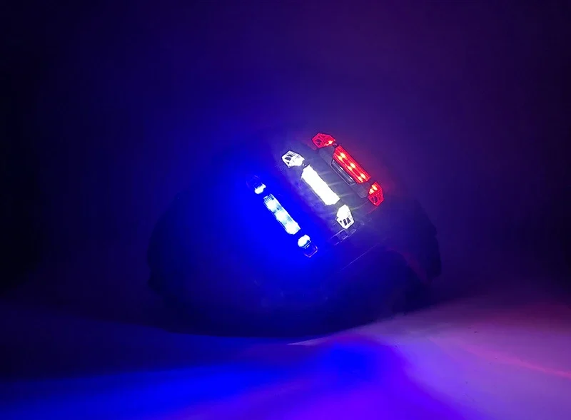 VULPO USB Rechargeable Tactical Helmet Signal Light Cycling Warning Light Airsoft Hunting Lifesaving Lamp