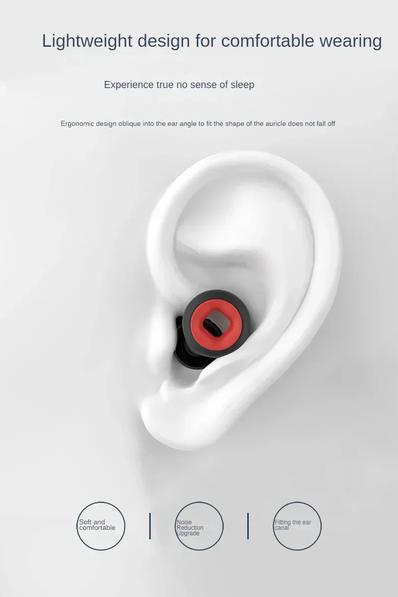 1Pair Sleep Soundproof Earplugs Motorcycle Noise Reduction Earplugs Anti-noise Mute Earplugs Motorcycle Equipment