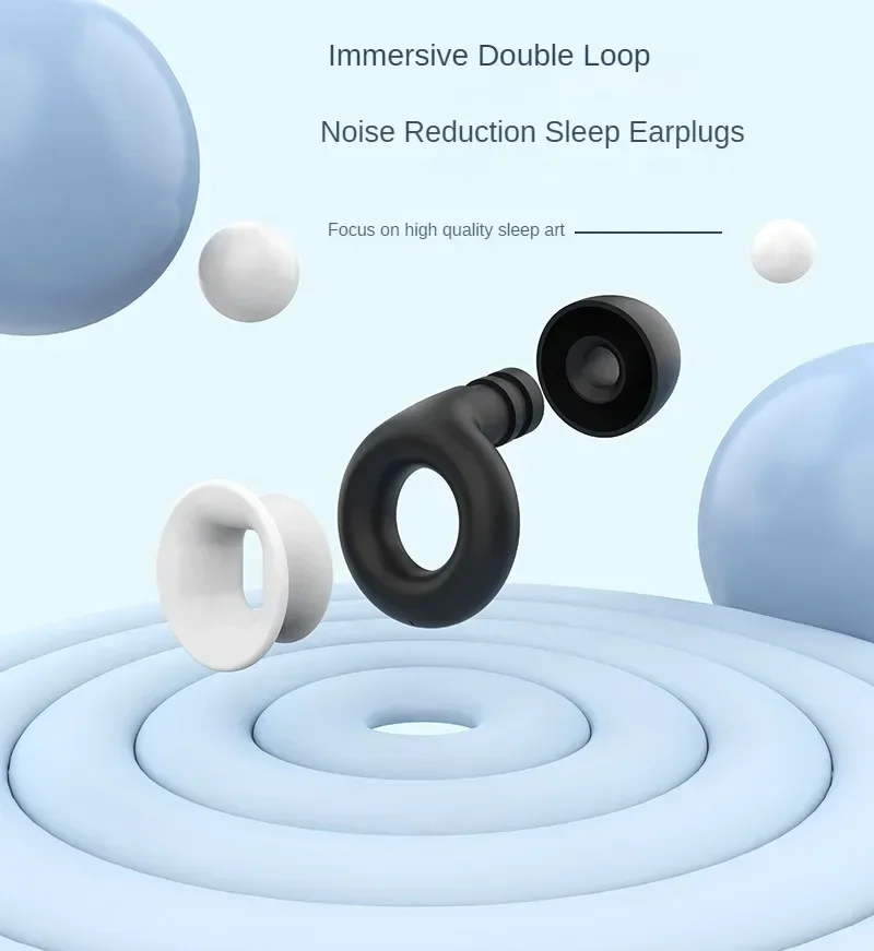 1Pair Sleep Soundproof Earplugs Motorcycle Noise Reduction Earplugs Anti-noise Mute Earplugs Motorcycle Equipment