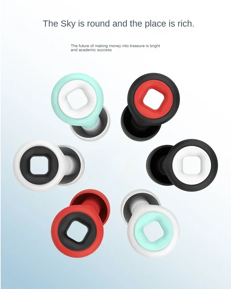 1Pair Sleep Soundproof Earplugs Motorcycle Noise Reduction Earplugs Anti-noise Mute Earplugs Motorcycle Equipment