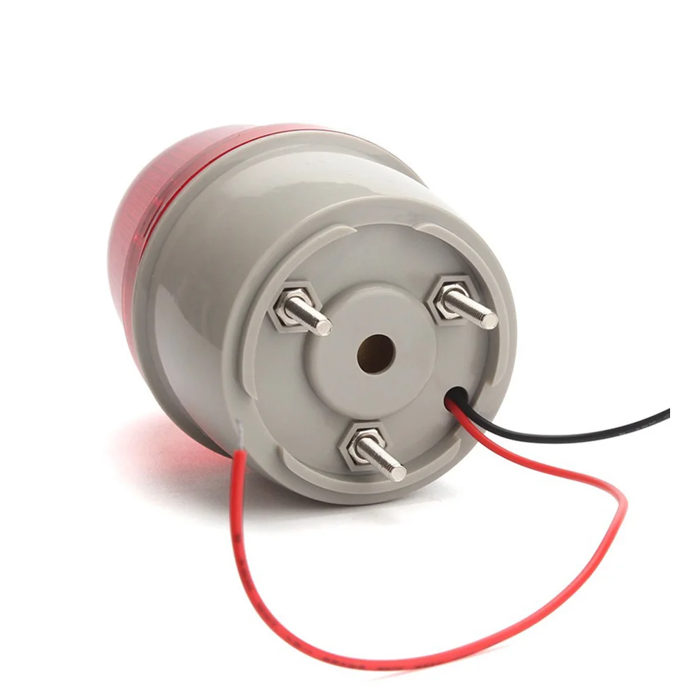 Universal 12V 24V 220V Outdoor LED Signal Alarm Light Strobe Flashing Light Wall Mount Emergency Warning Lamp for Gate Opener