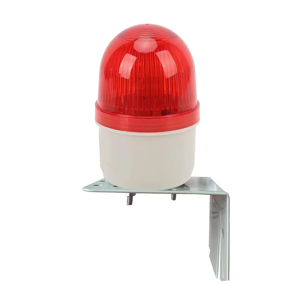 Universal 12V 24V 220V Outdoor LED Signal Alarm Light Strobe Flashing Light Wall Mount Emergency Warning Lamp for Gate Opener