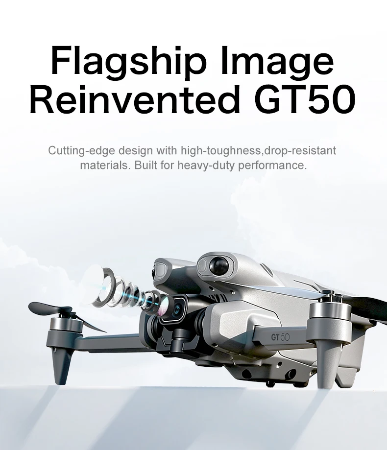 GT50 PRO MIni 5 pro RC Drone 8K HD Dual Cameras WiFi 20mins Flight Aerial Photography Quadcopter Remote Control UAV Boy toy gift