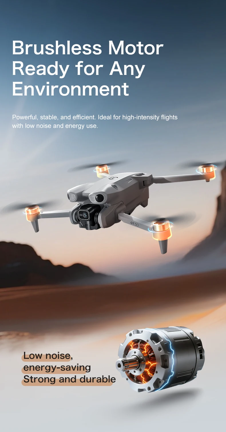 GT50 PRO MIni 5 pro RC Drone 8K HD Dual Cameras WiFi 20mins Flight Aerial Photography Quadcopter Remote Control UAV Boy toy gift