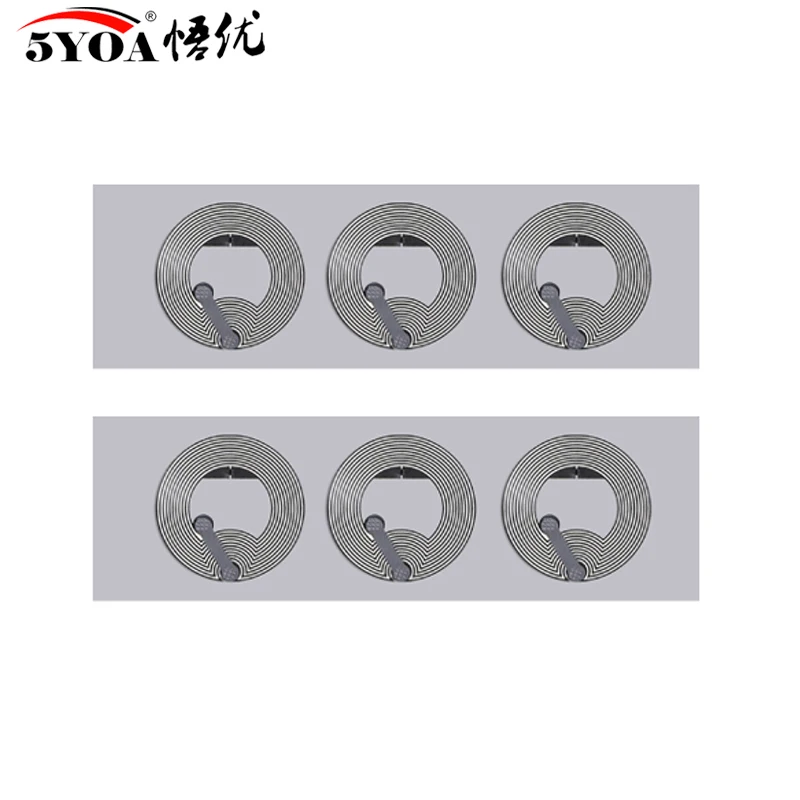 5YOA 6pcs Black NFC RFID Stickers Ntag213 Ntag215 Ntag216 13.56MHz Universal Label Ultralight Token for Patrol Tagging