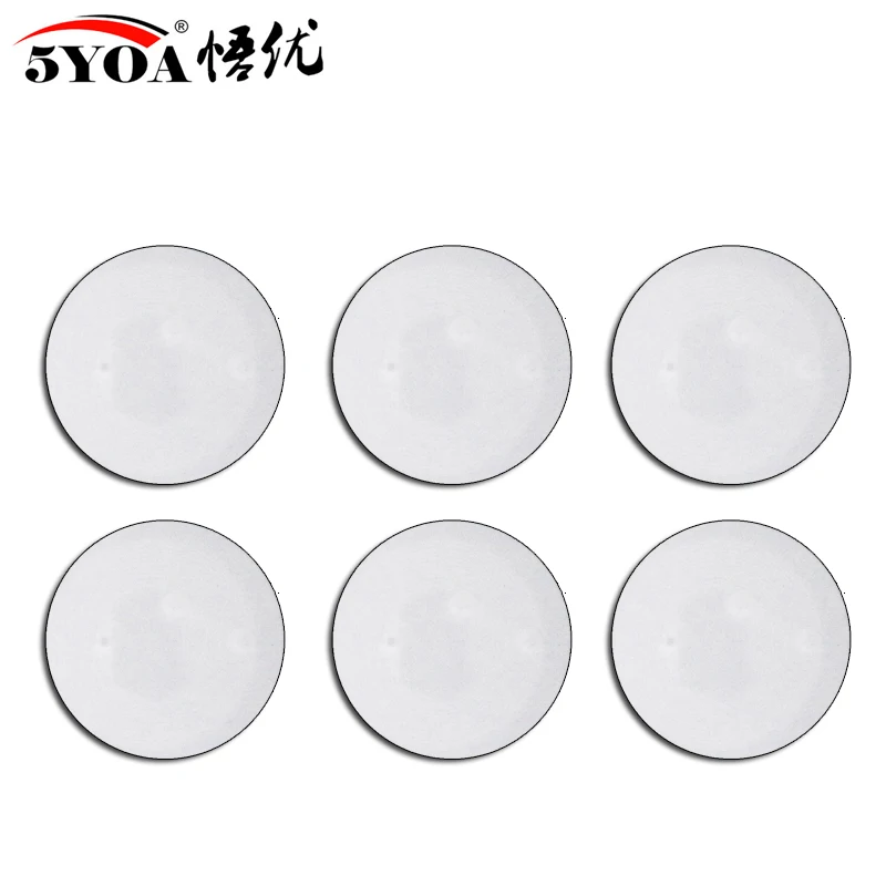 5YOA 6pcs Black NFC RFID Stickers Ntag213 Ntag215 Ntag216 13.56MHz Universal Label Ultralight Token for Patrol Tagging