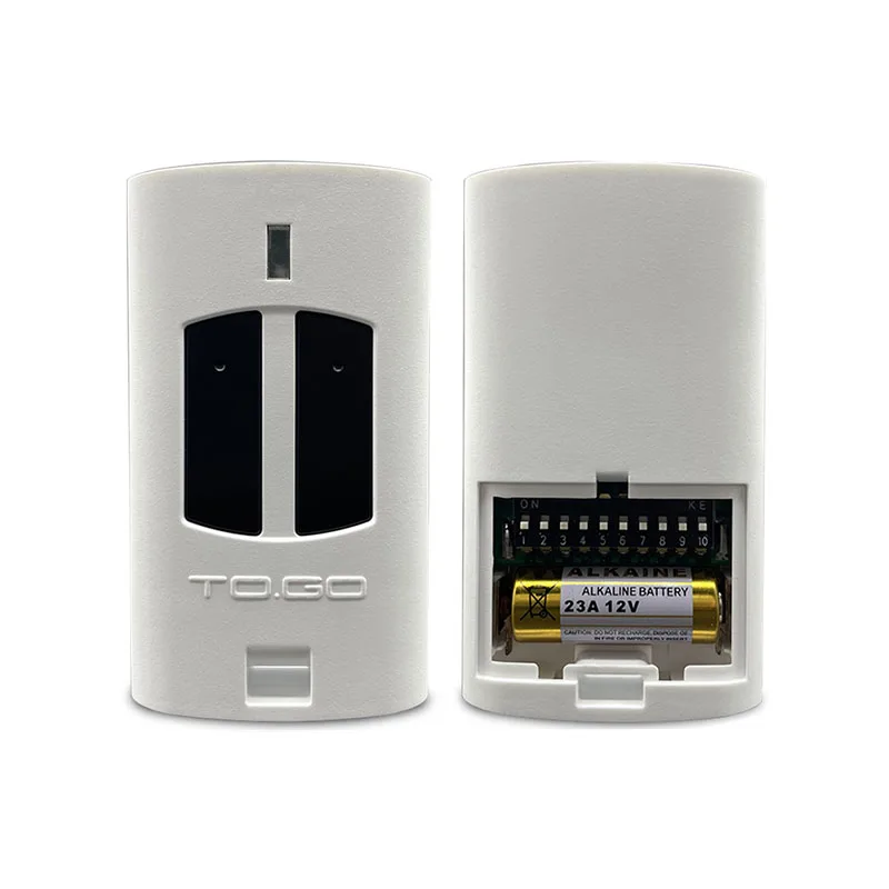 BENINCA TO GO WP Garage Door Opener TO.GO 2WP 4WP 2 Buttons Garage Door Remote Control Command 433.92MHz Fixed Code Duplicator