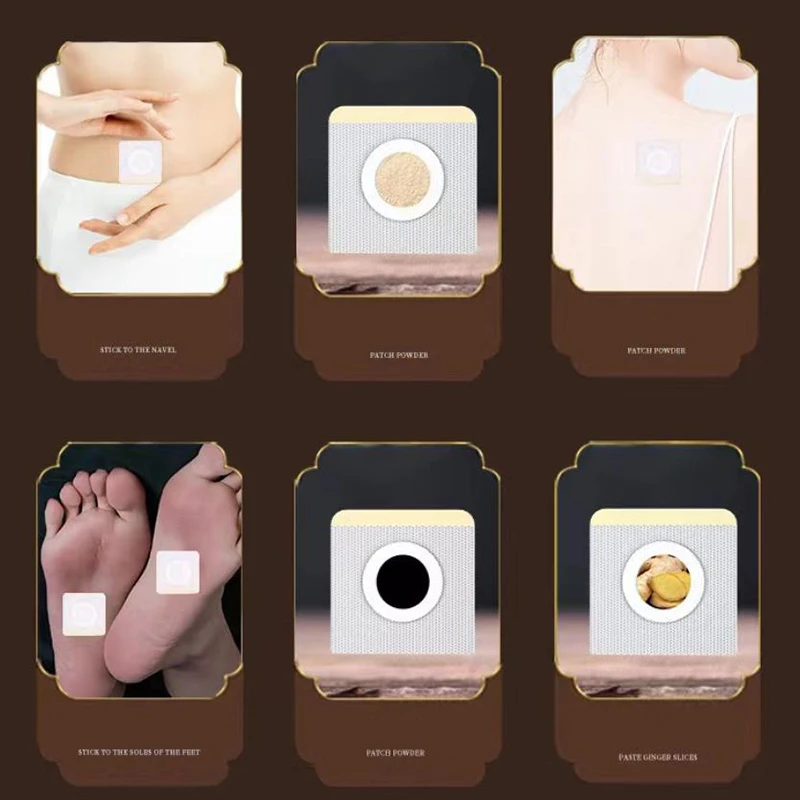 Disposable Replacement Castor Oil Pack Self-Adhesive Universal Adhesive Navel Stickers Seepage Resistant Belly Button Protectors