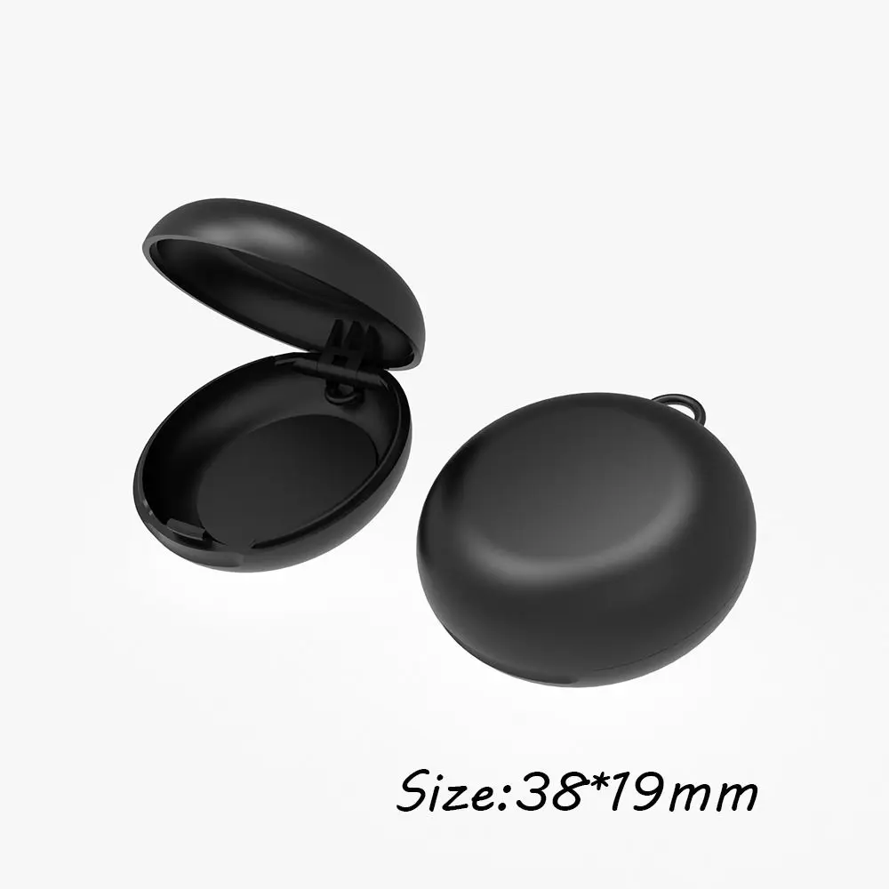 Round Soundproof Earplug Box Soundproof Mini Earplug Storage Box Jewelry Craft Sleeping Earplug Organiser