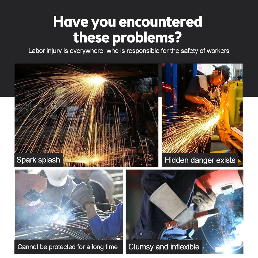 Portable Welding Men's Fully Protective Welding Cap Washable Breathable Welding Neck Sleeve Flame Retardant Protection Welders