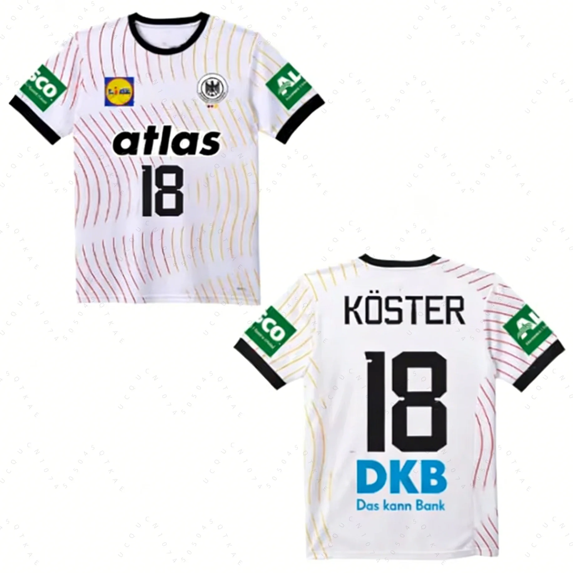2026 German New Dhb Handball Jersey T-Shirts Quick Drying Breathable Sportswear Short Sleeved Men's Outdoor Fitness Casual Tops