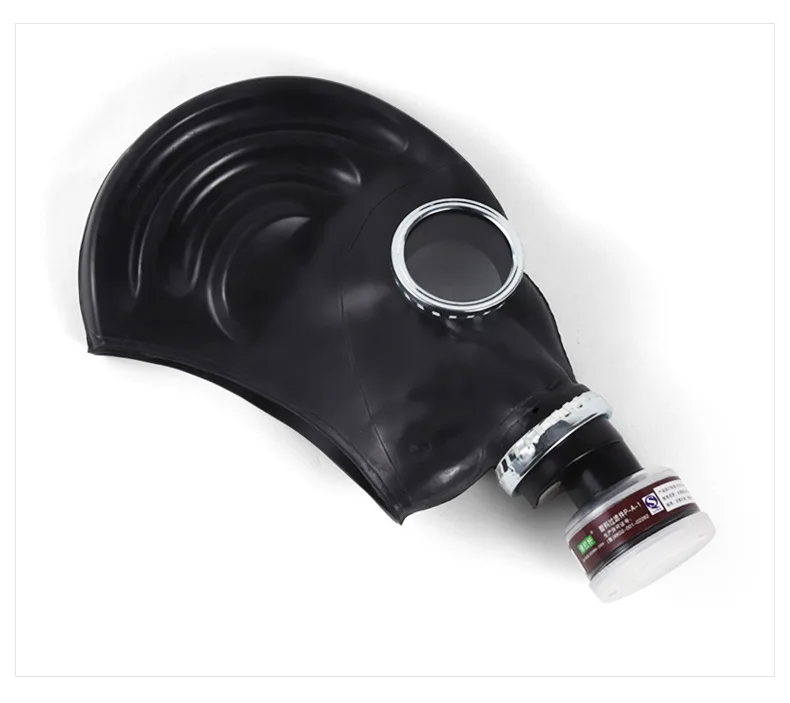 Ghost 64 Full Head Hood Gas Mask Respirator Painting Spray Chemical Prevention Breath Control Mask Halloween Work Safety