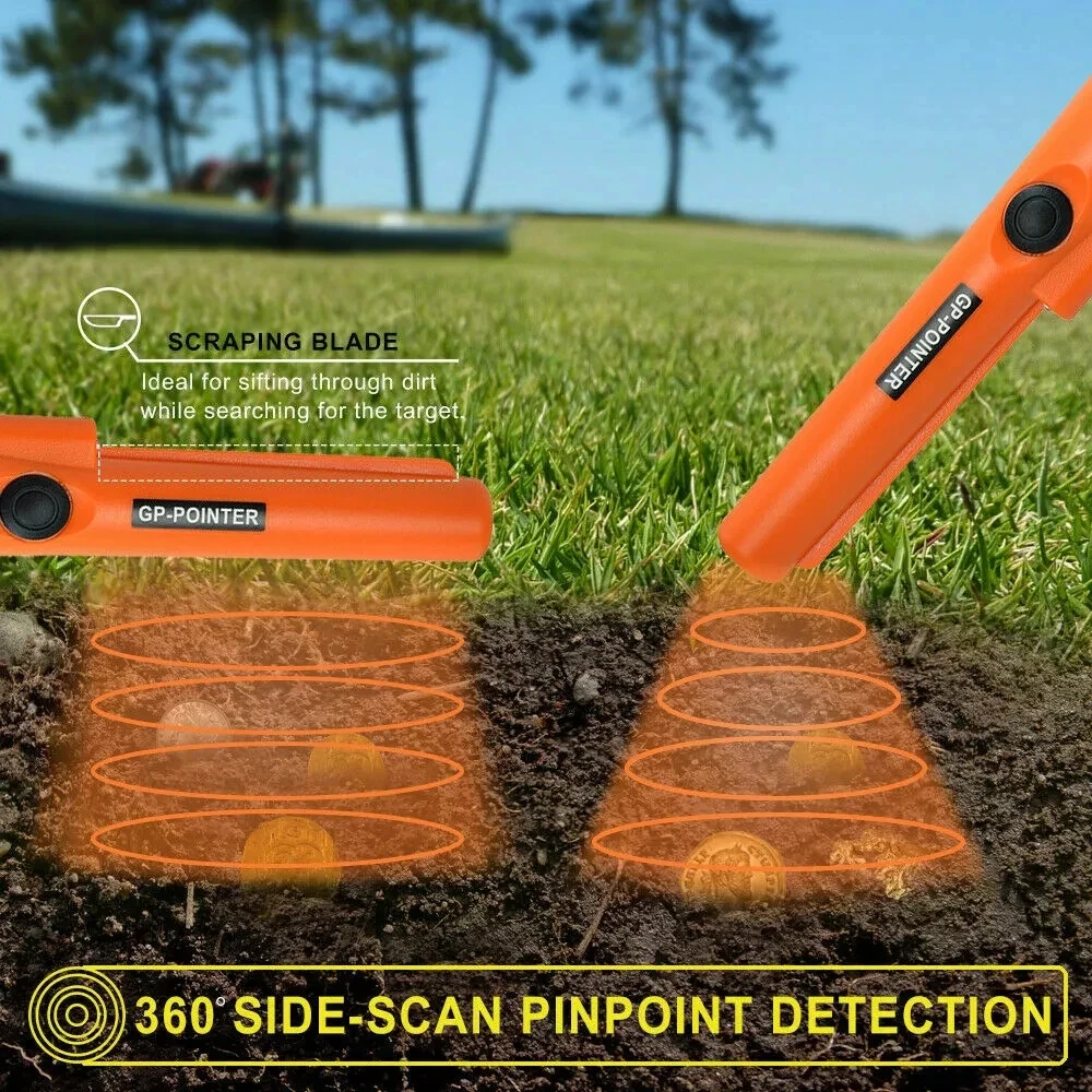 NEW Handheld Metal Detector Metal Pinpointing Rod Detector GP-pointer Waterproof IP66 Metal Gold Detector Tester For Coin Gold