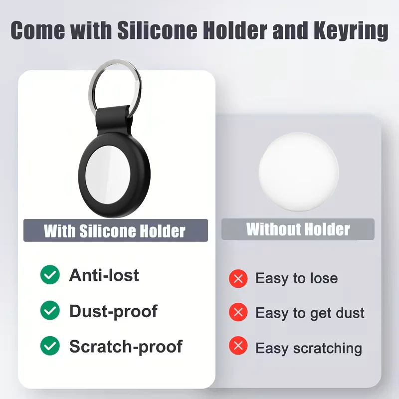 Anti-lose Tracker for Apple Airtag Replacemen via Find My Bluetooth GPS Tracker For Luggage IOS MFi Key Finder