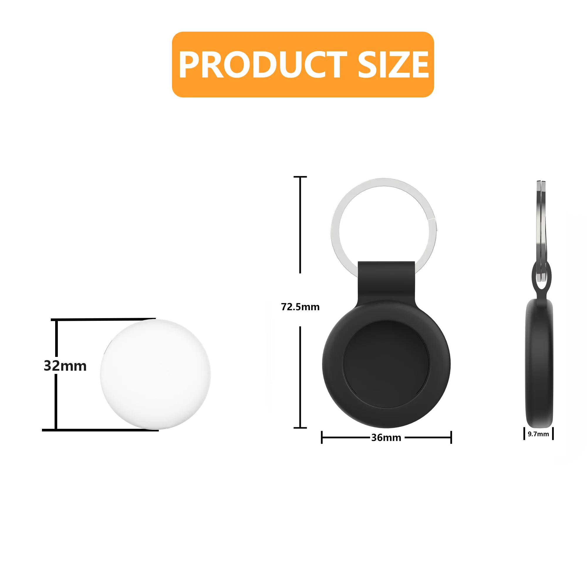 Anti-lose Tracker for Apple Airtag Replacemen via Find My Bluetooth GPS Tracker For Luggage IOS MFi Key Finder