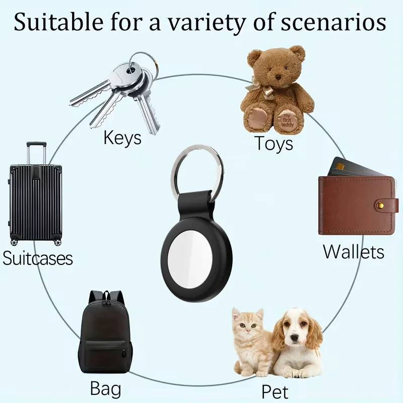 Anti-lose Tracker for Apple Airtag Replacemen via Find My Bluetooth GPS Tracker For Luggage IOS MFi Key Finder