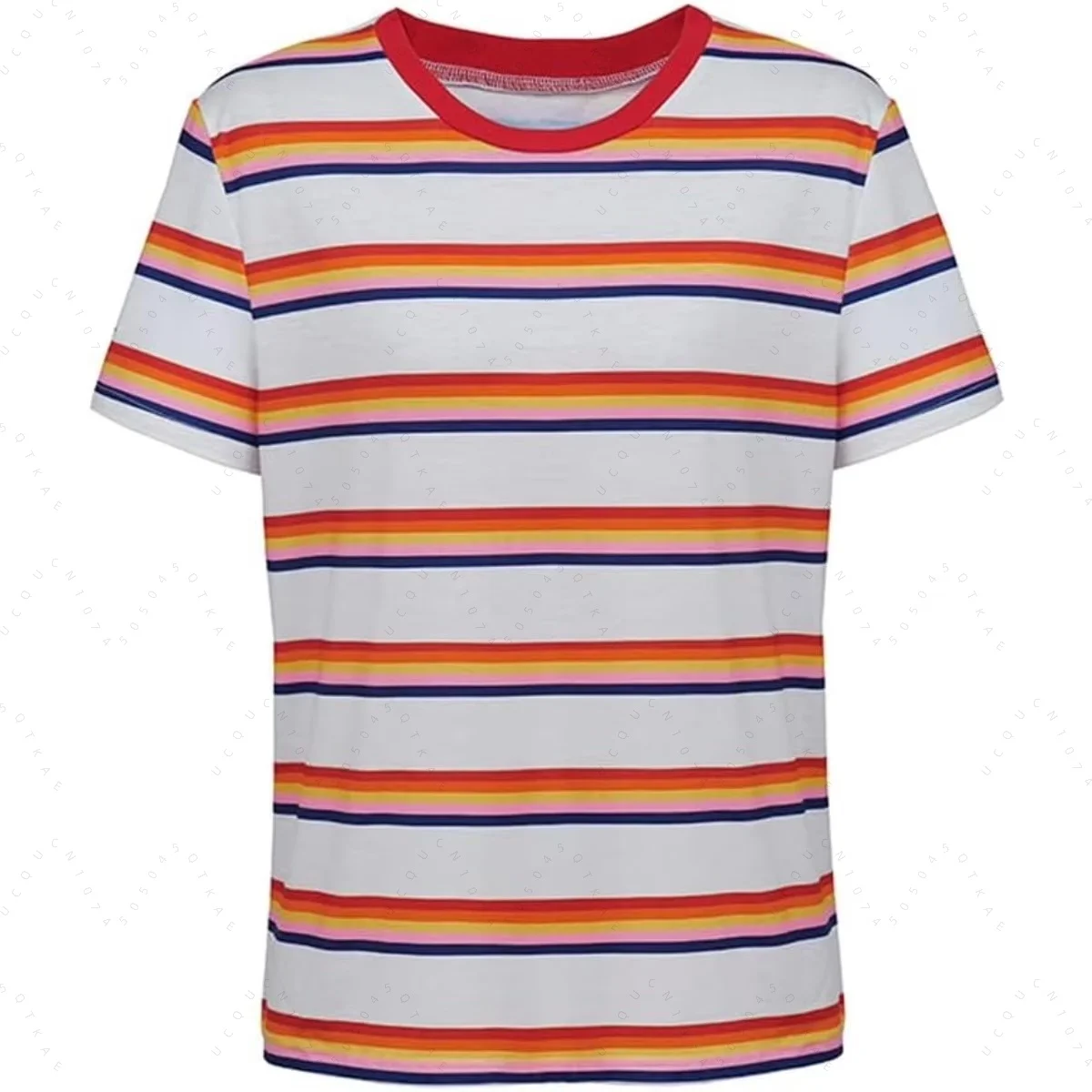 2026 Max Mayfield Cosplay Costume Max Striped T-Shirt Women Girl Casual Coat Max Mayfield Colorful Striped Women Men T Shirt Top