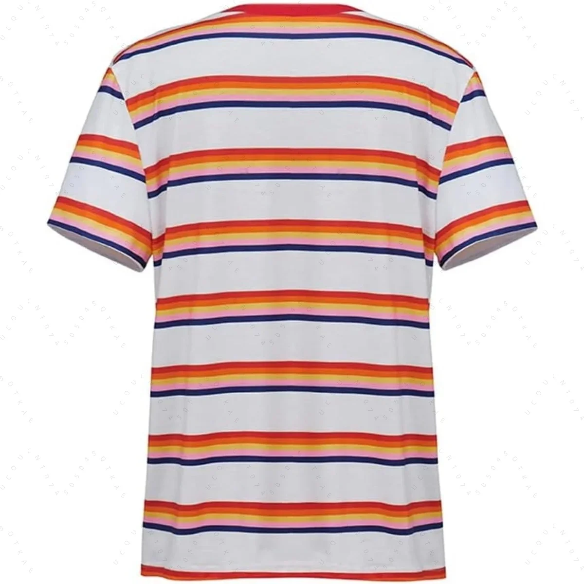 2026 Max Mayfield Cosplay Costume Max Striped T-Shirt Women Girl Casual Coat Max Mayfield Colorful Striped Women Men T Shirt Top