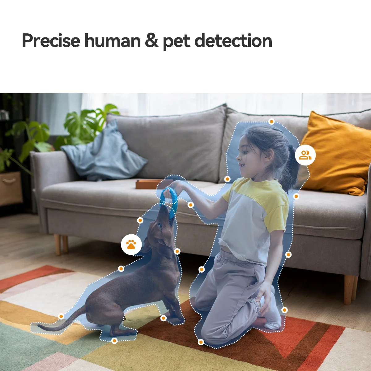 Imou Ranger Dual Pro 6MP/8MP Indoor Dual Lens One-touch Call Human/Pet Detection Wifi Algo Play Baby Security IP Camera