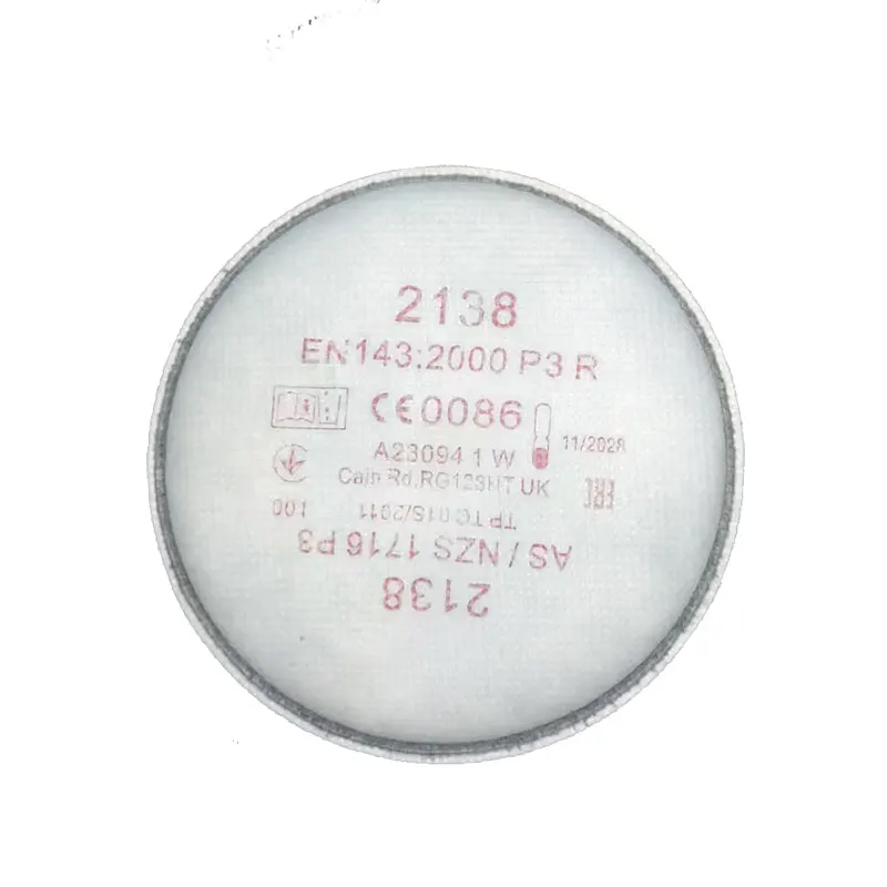 2135/2138 P3 R Particulate Filter with Nuisance Level for 3M 6800 7502 6200 Series Respirator Dust Mask