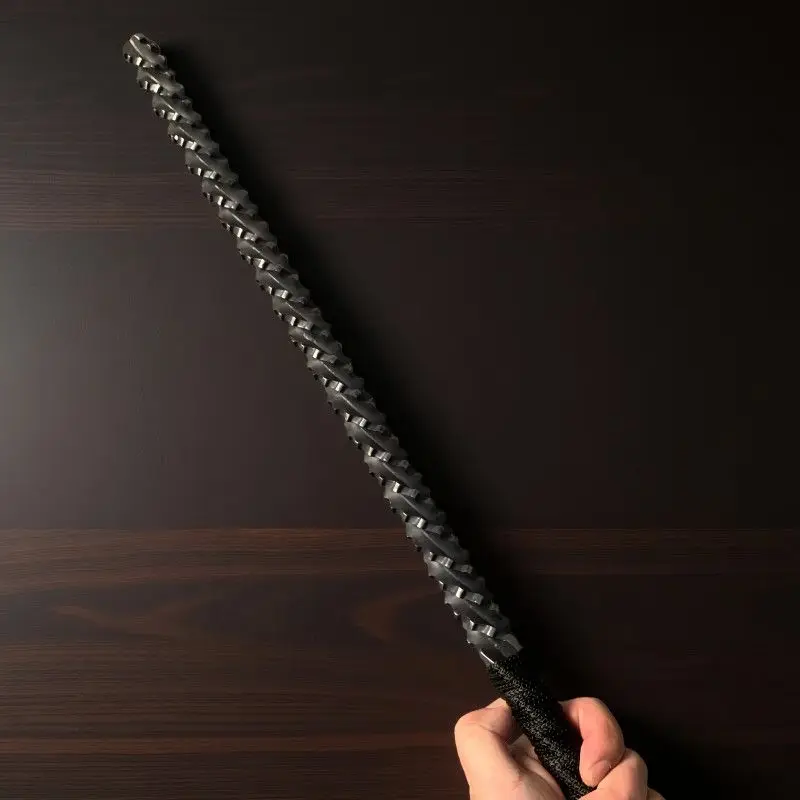 60cm Outdoor Portable EDC High Manganese Steel Short Stick Car Emergency Window Breaking Tool