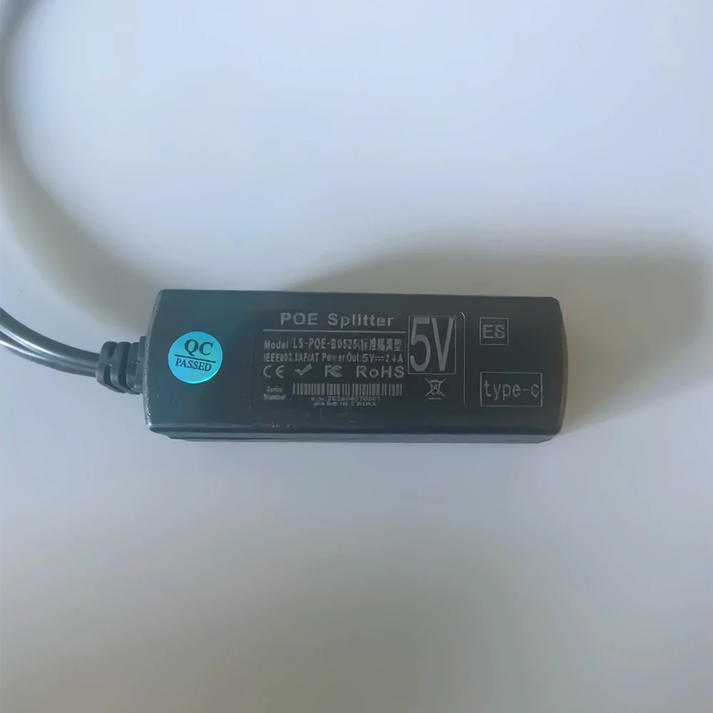 1/2 Pieces 10M/100M 48V To 5V POE Splitter Standard Isolated Type-C USB Power Supply Module POE Splitter