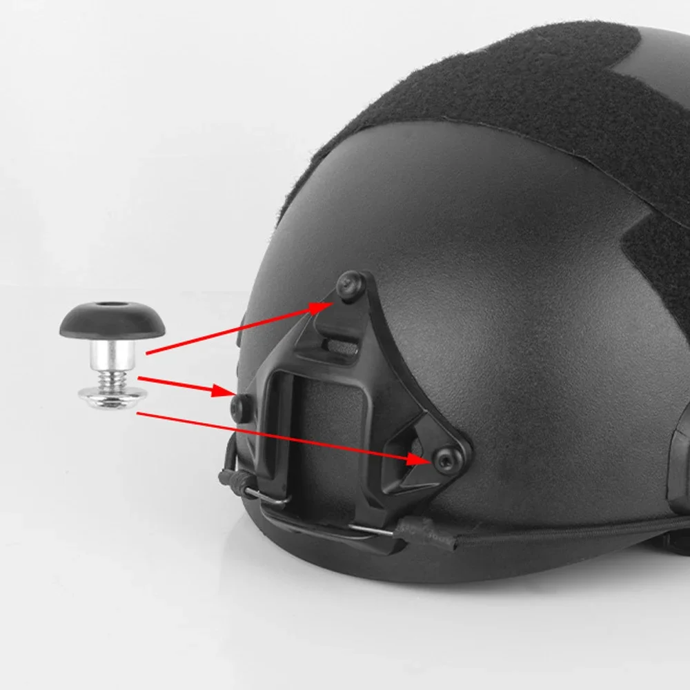 Tactical FAST Helmet NVG Mount Hunting Airsoft Helmet Shroud Adapter for ACH MICH PASGT Tactical Night Vision Accessories