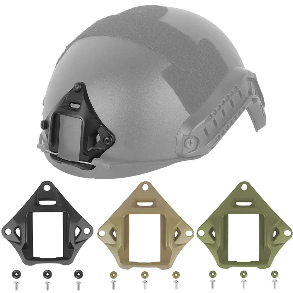 Tactical FAST Helmet NVG Mount Hunting Airsoft Helmet Shroud Adapter for ACH MICH PASGT Tactical Night Vision Accessories