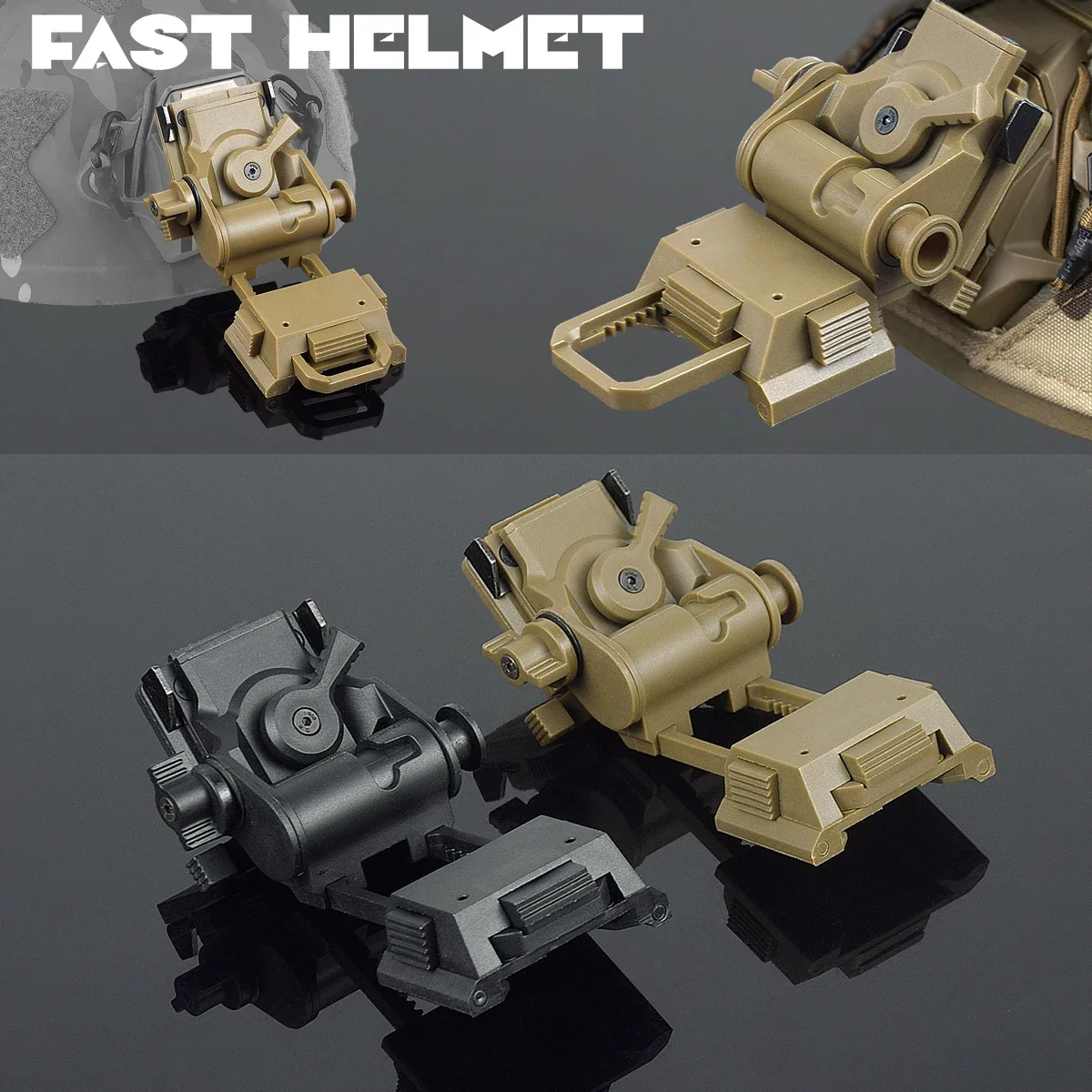NVG 18 Tactical Helmet Night Vision Goggles, Model MICH M88, FAST FMA Air Gun, L4G24, Helmet Seat PVS-15
