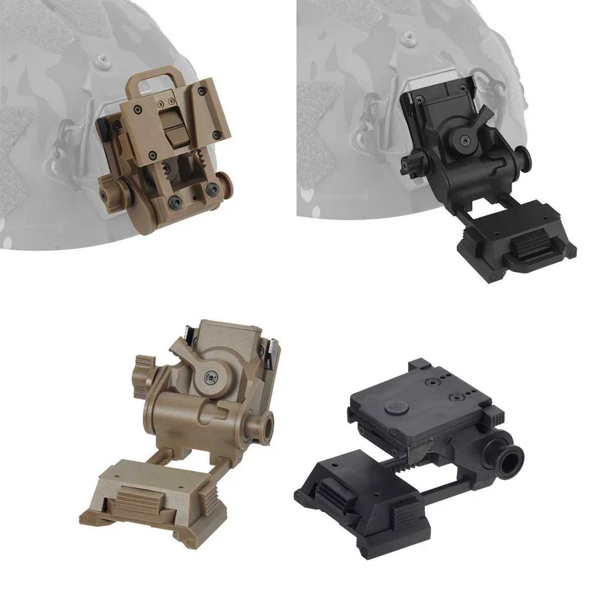 NVG 18 Tactical Helmet Night Vision Goggles, Model MICH M88, FAST FMA Air Gun, L4G24, Helmet Seat PVS-15