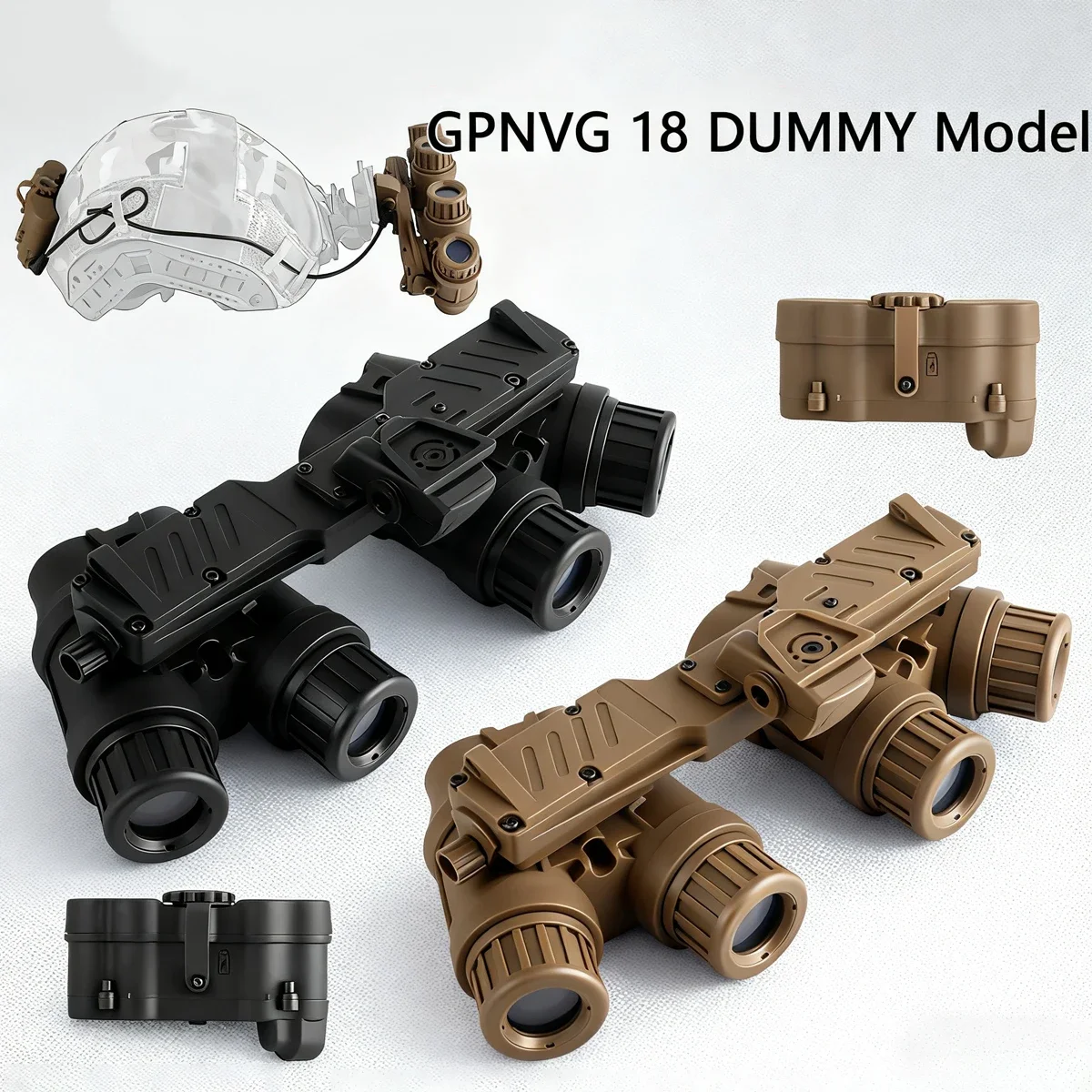 NVG 18 Tactical Helmet Night Vision Goggles, Model MICH M88, FAST FMA Air Gun, L4G24, Helmet Seat PVS-15