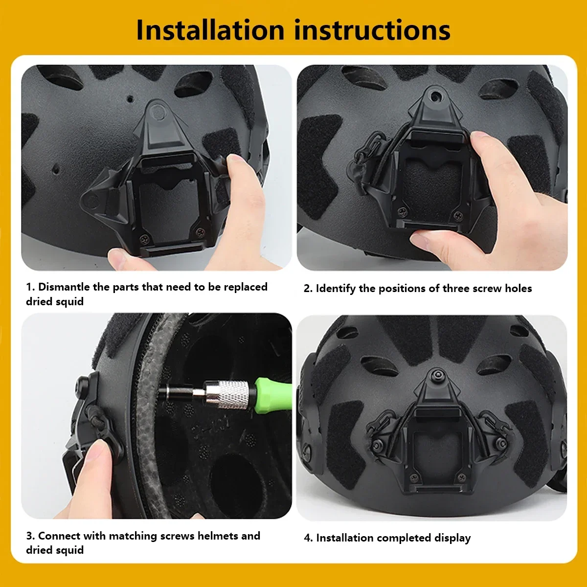 NVG 18 Tactical Helmet Night Vision Goggles, Model MICH M88, FAST FMA Air Gun, L4G24, Helmet Seat PVS-15