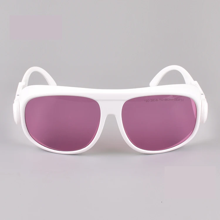 Laser Safety Glasses for 190-380nm & 750-860nm O.D 4+ CE Certified for 755nm Alexandrite Laser and 808nm 810nm Diode Lasers