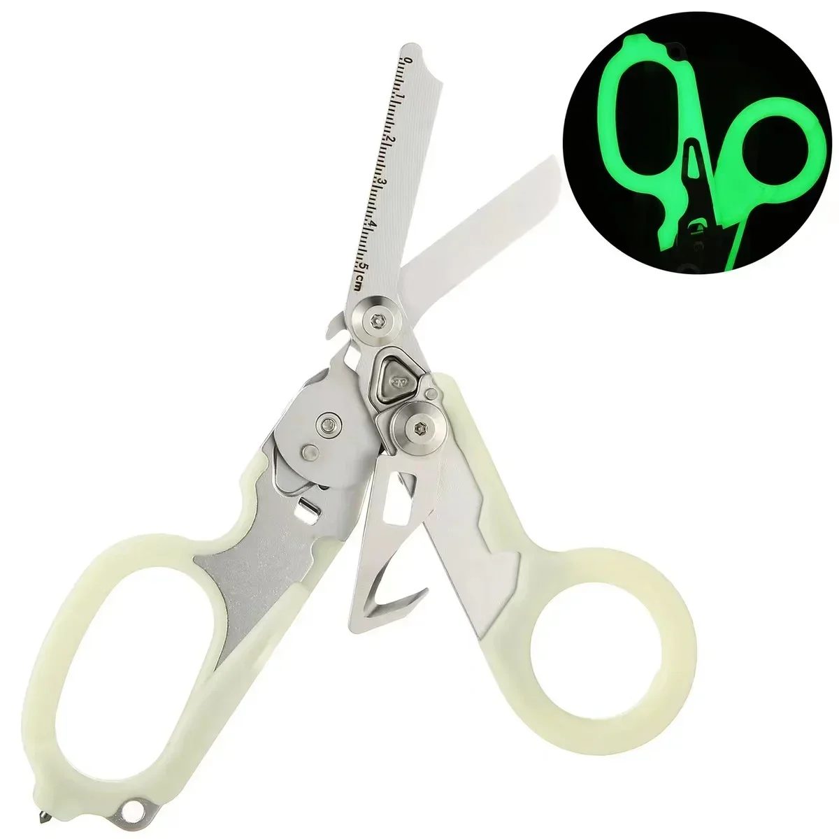 Tactical Medical Scissor Emergency Rescue Shear First Aid Kit Raptor Scissors Foldable Plier Outdoor Survival EDC Tool Gear
