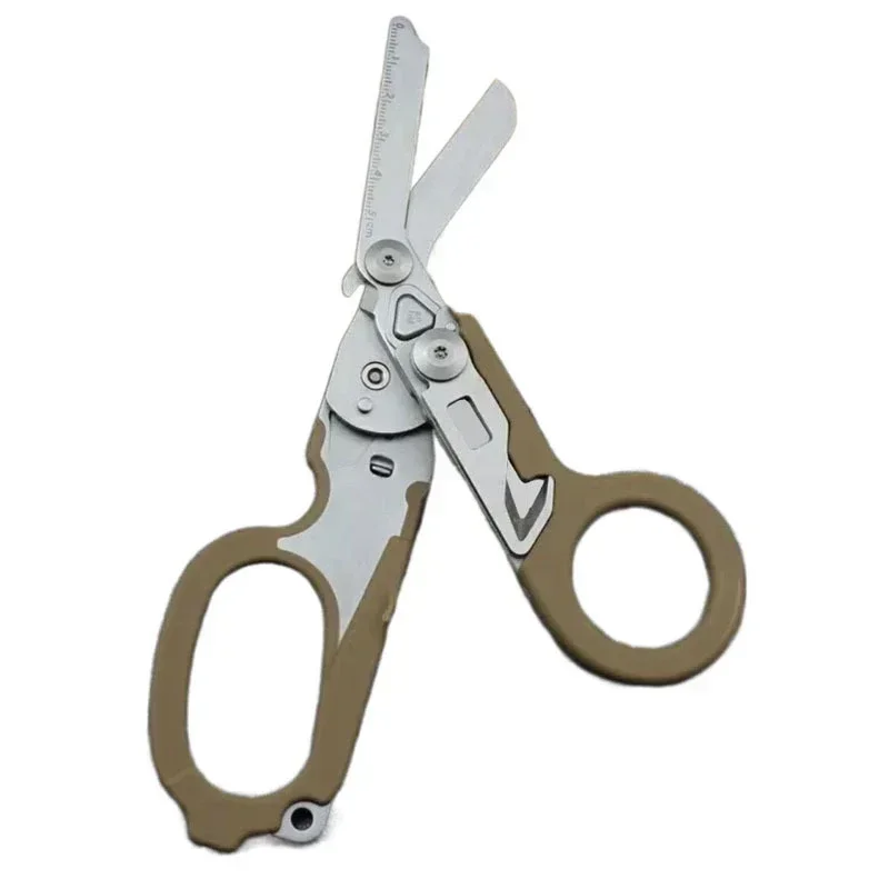 Tactical Medical Scissor Emergency Rescue Shear First Aid Kit Raptor Scissors Foldable Plier Outdoor Survival EDC Tool Gear