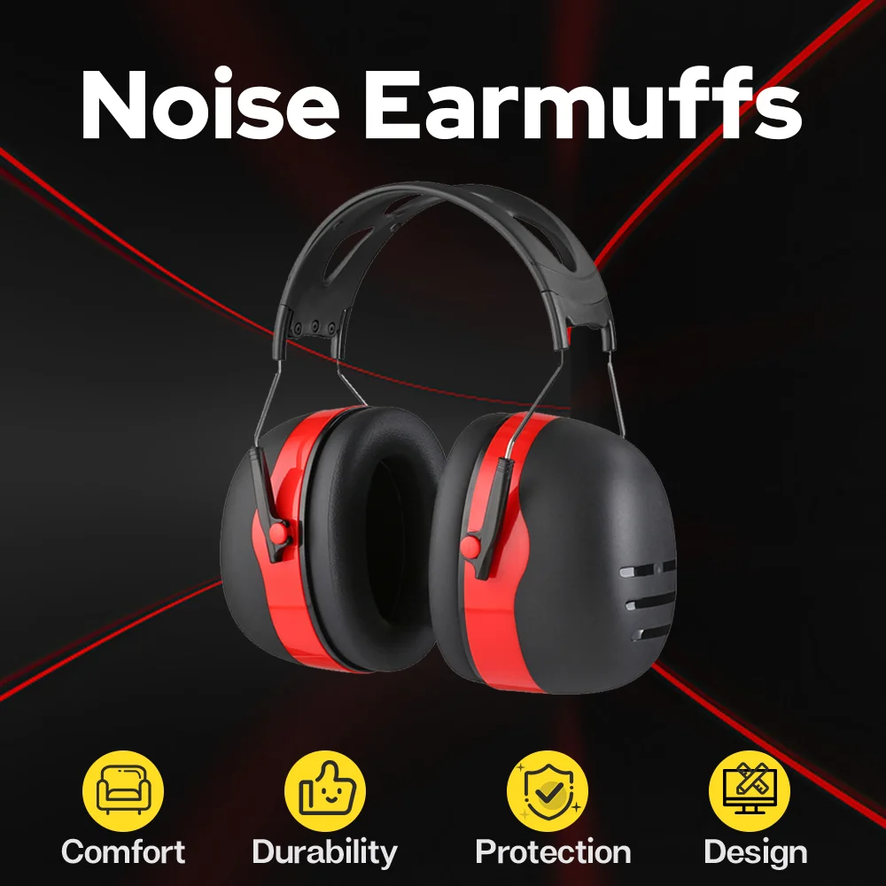 Adjustable Ear Defenders 40db Earmuffs Hearing Protection Ear Defenders Noise Reduction For Work Study Shooting Woodwork Sport