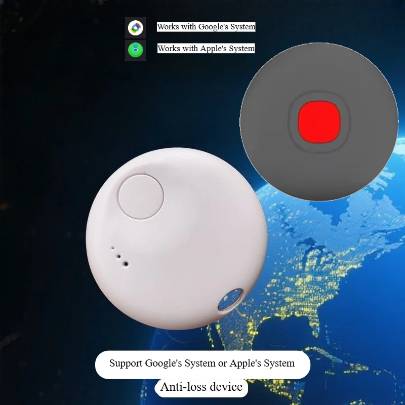 Dual System For iOS or Google Find My Smart Tag Tracker Anti Lose Reminder Device Key Finder Keys Bag Wallet Car Locator