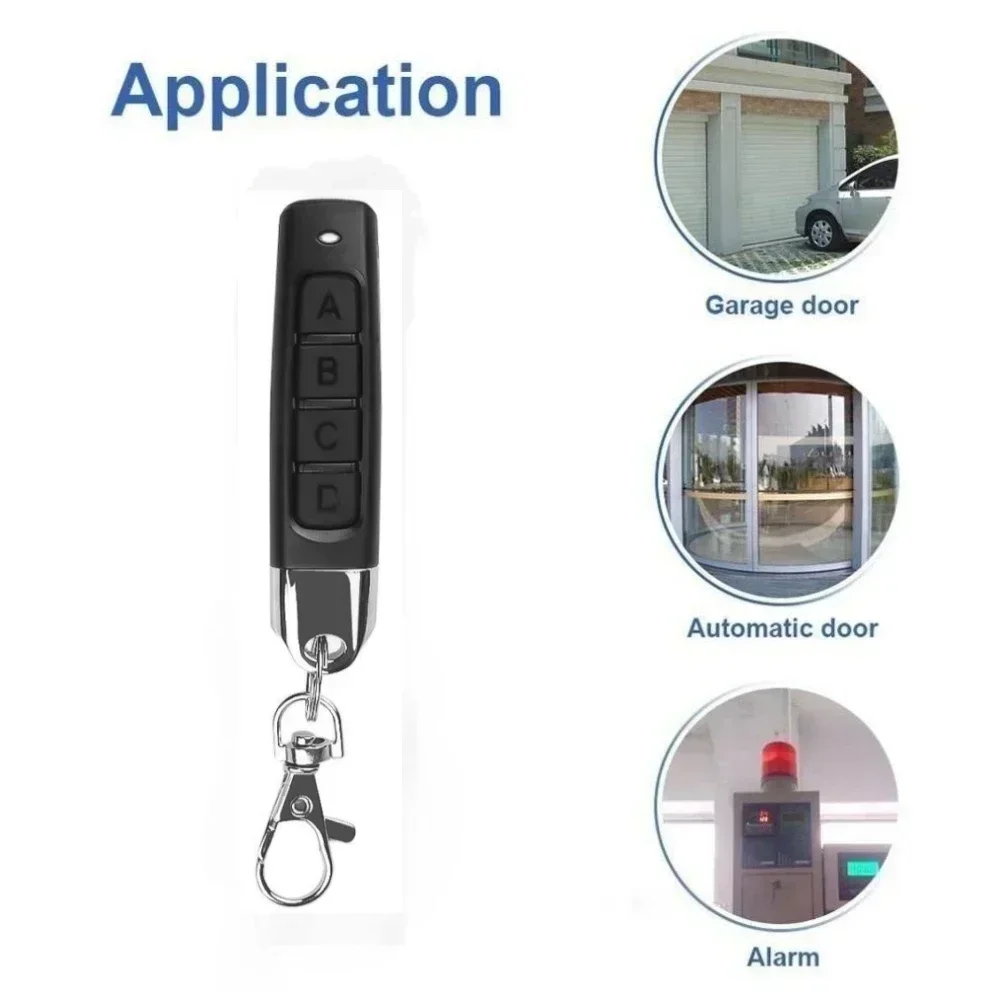 1-50PCS 433mhz Remote Control Duplicator Universal Remote key Copy Clone Replacement Garage Door Keychain RF 433Mhz Transmitter