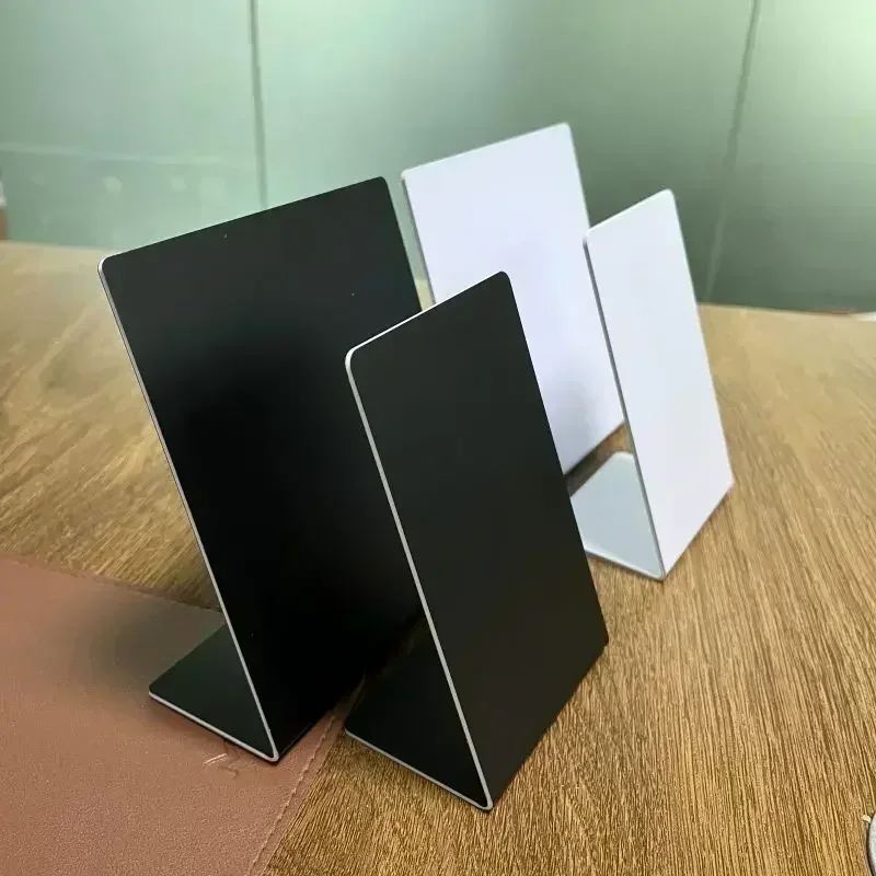 RFID NFC QR code Google Review stand display White Black Blank Pattern 13.56MHz NFC215 chip 504Bytes Patternless Social media