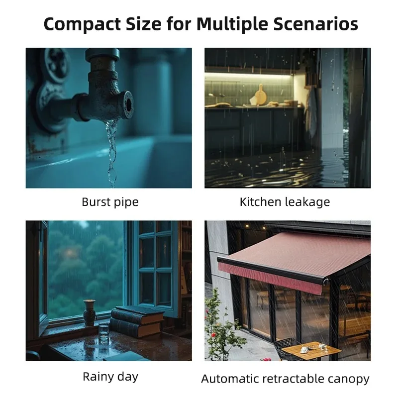 EWelink Zigbee Rain Sensor Wireless Outdoor Rain Detection IP66 Water Leak Sensor Waterproof Linkage Control APP Supported Alice
