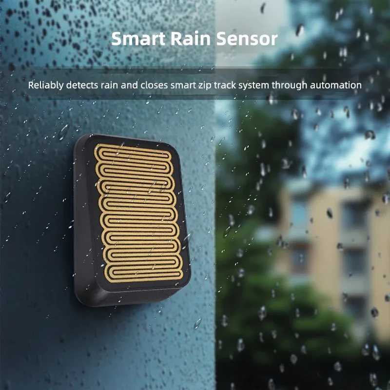 EWelink Zigbee Rain Sensor Wireless Outdoor Rain Detection IP66 Water Leak Sensor Waterproof Linkage Control APP Supported Alice