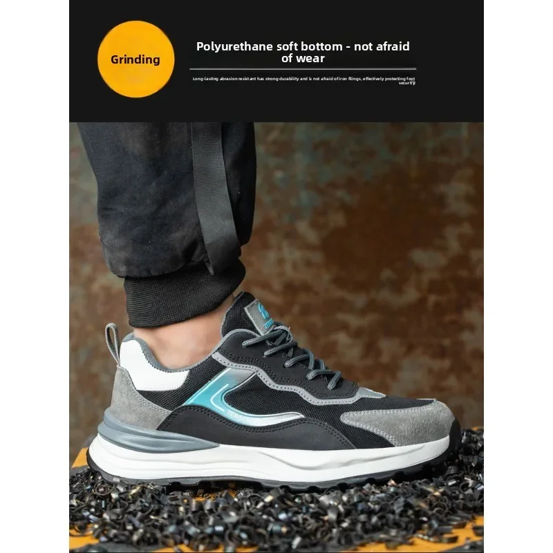 Breathable labor protection shoes, safety shoes, odor proof protective shoes, insulated shoes, construction site work shoes