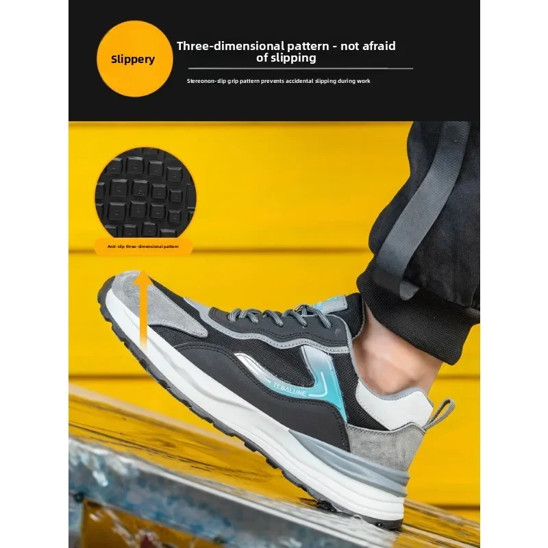 Breathable labor protection shoes, safety shoes, odor proof protective shoes, insulated shoes, construction site work shoes