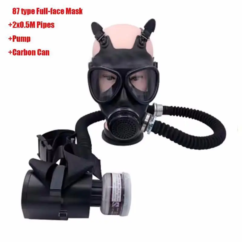 Protective Electric Constant Flow Supplied Air System Gas Mask Respirator Workplace Safety Supplie Full Face Gas Mask Respirator