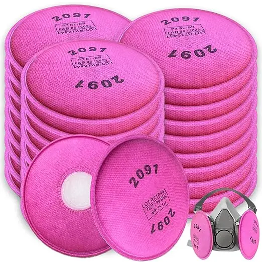 10/20/30pcs Lots of Painting Spray Industry 2091 Particulate filter for 6800 7502 6200 Series Respirator Dust Mask Respirator