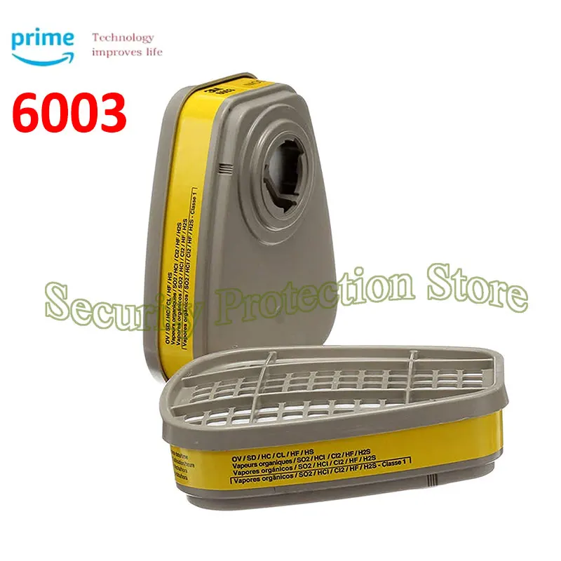 Respirator Cartridge 6003 Helps Protect Against Organic Vapors or Acid Gases