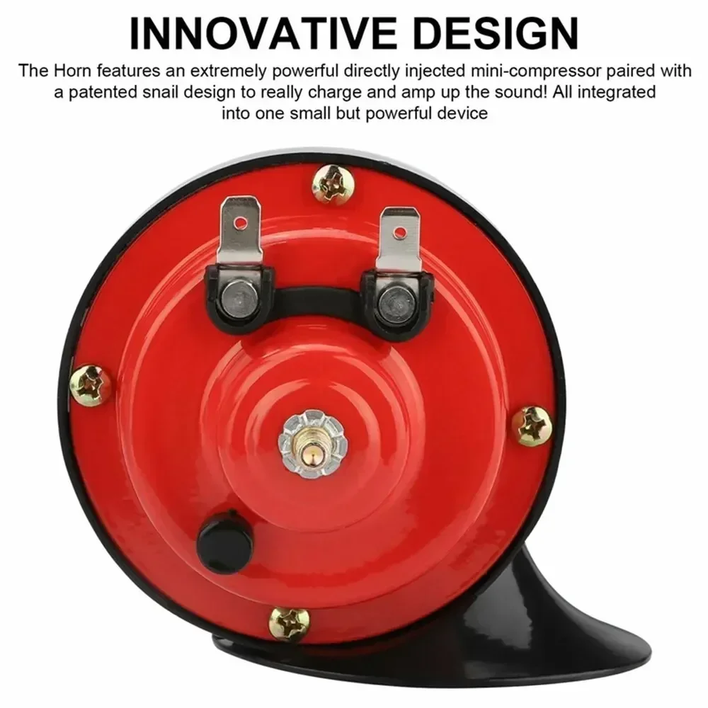 Loud 12V Train Horn 300DB Waterproof Universal Automotive Loudspeaker for Car Motorcycle Truck Boat Electric Sound Signal Amagi
